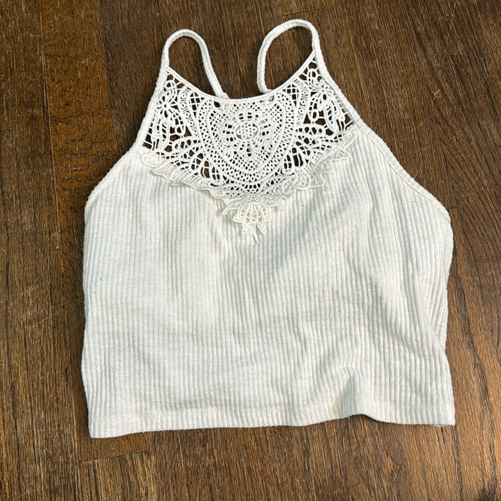 White cami with built in bra